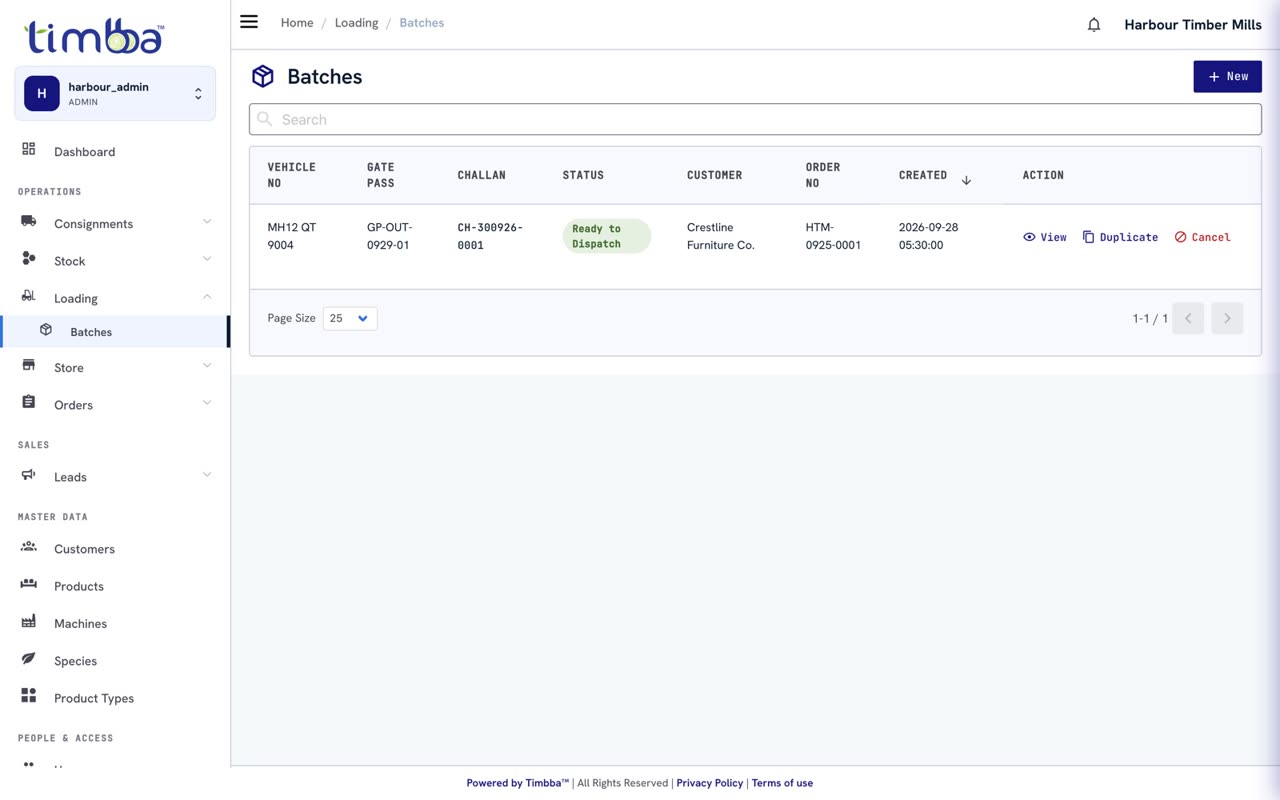 Loading batches on the web